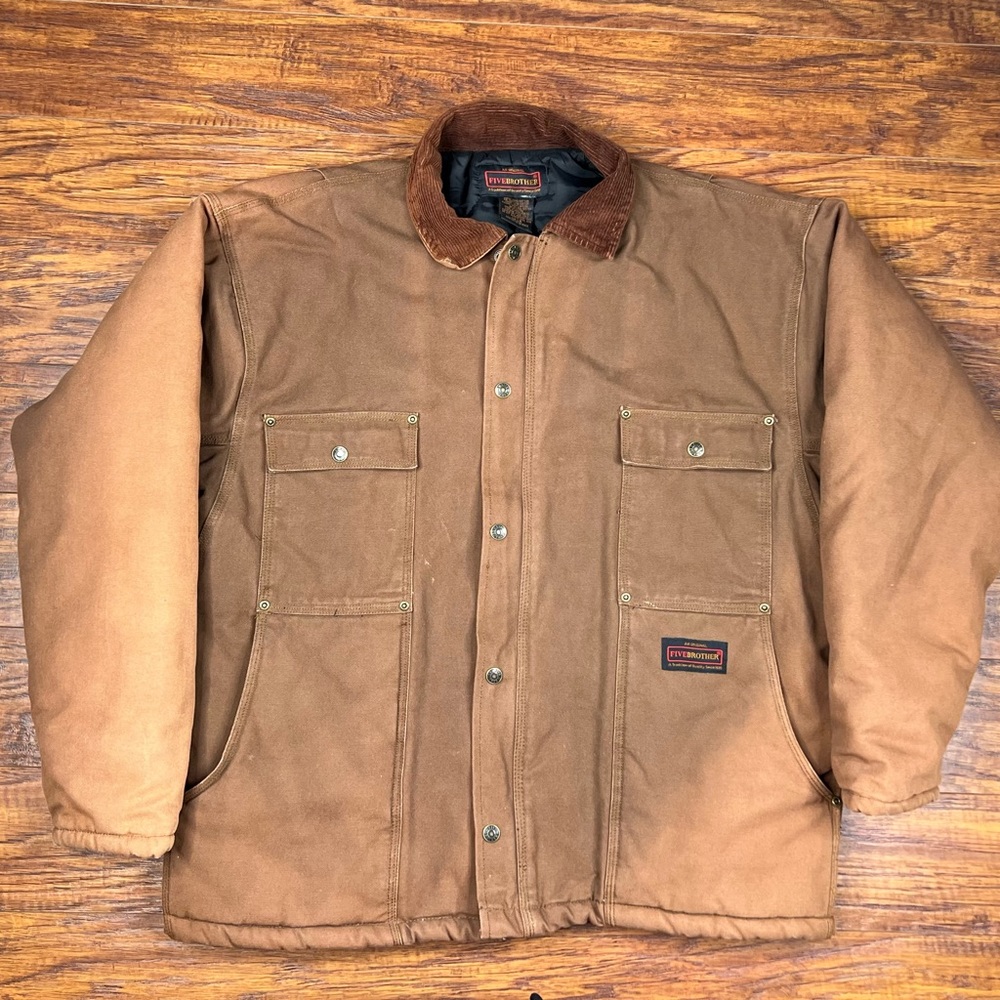 VINTAGE FIVE BROTHERS DUCK CANVAS CHORE JACKET